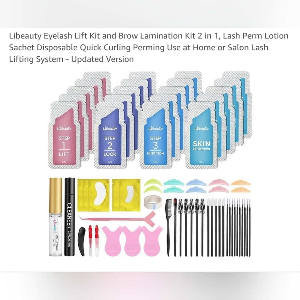 NIB Lash Eyelash Eyebrow Brow Lift Lamination Kit